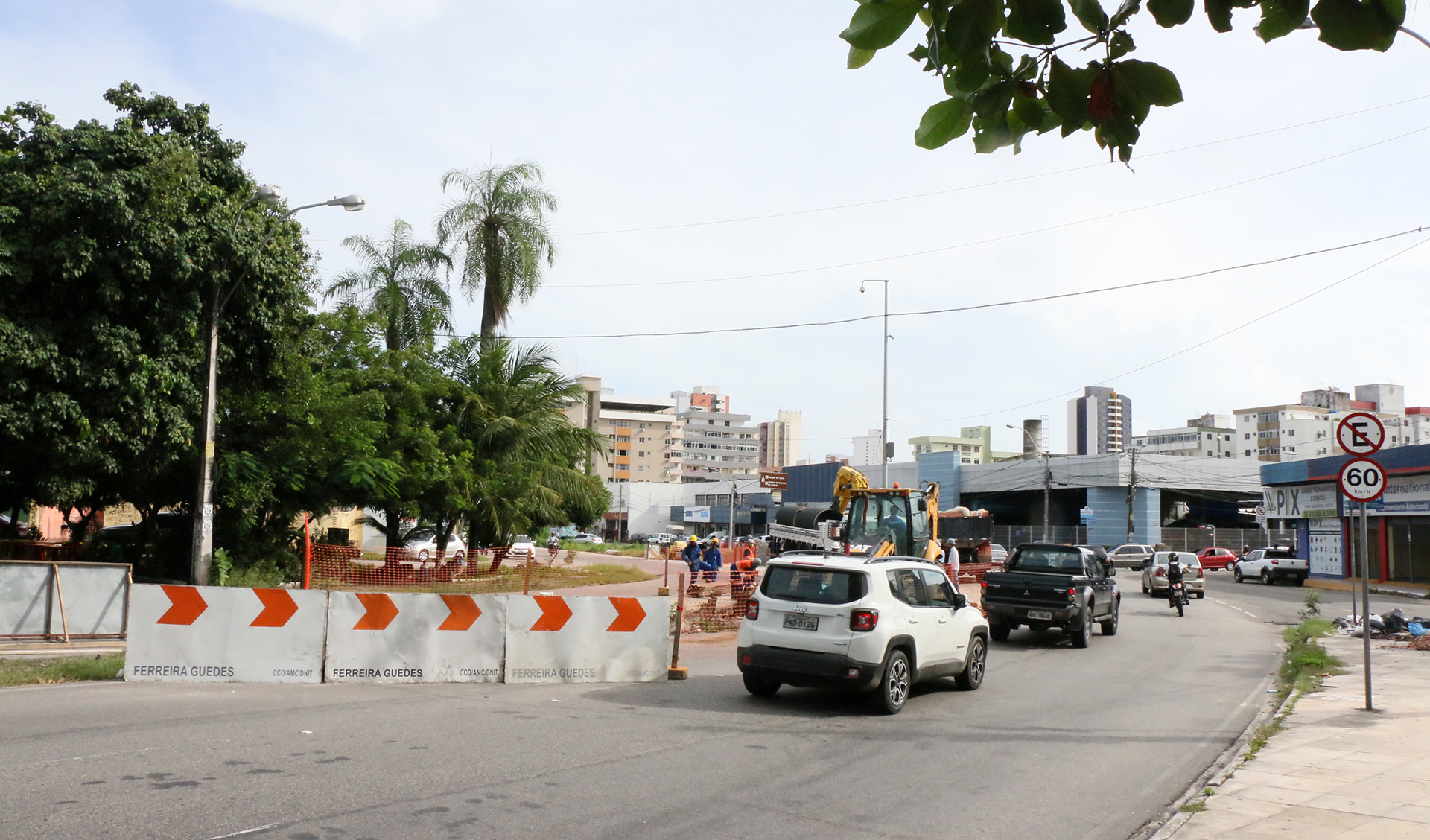 desvio de tráfego na avenida aguanambi