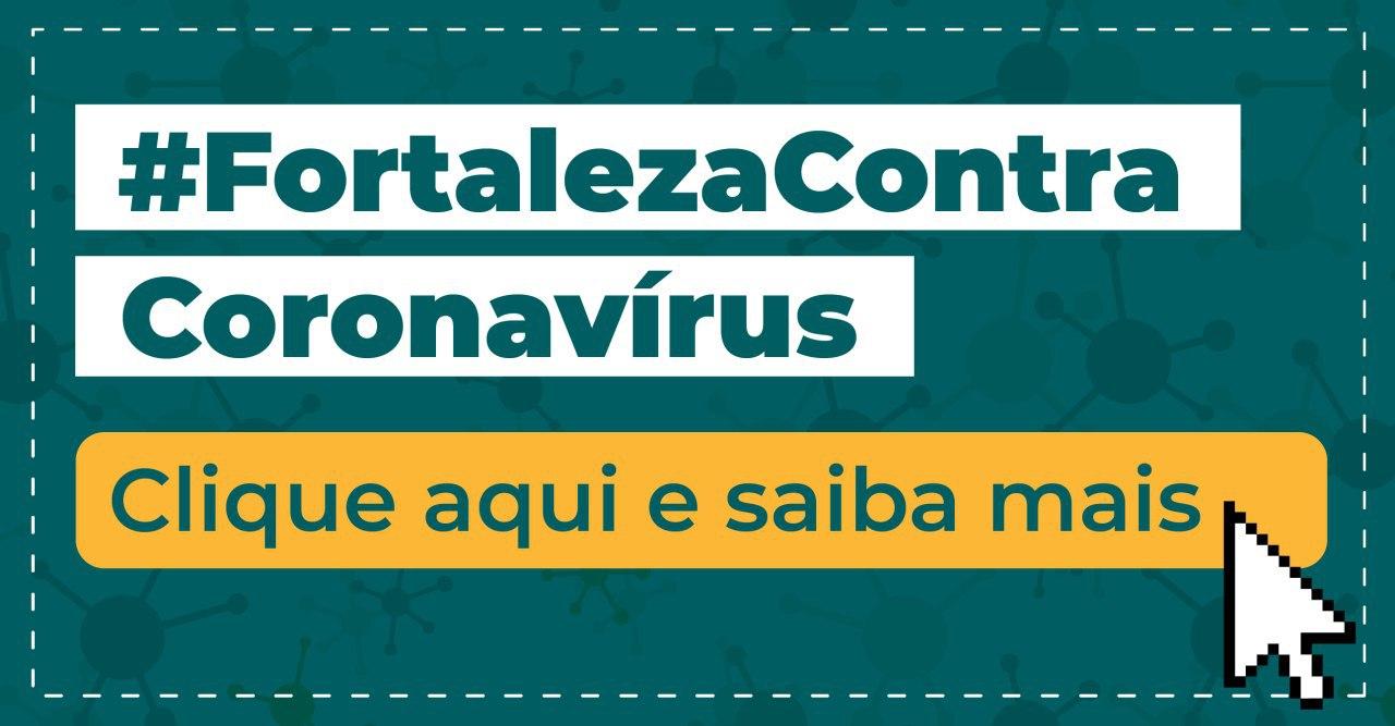 banner do site fortaleza contra coronavírus