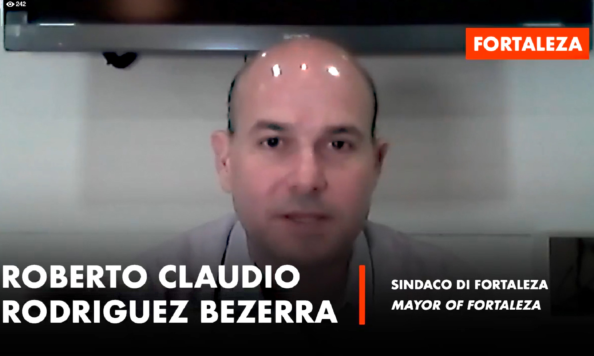 Prefeito Roberto Cláudio participa de videoconferência promovida