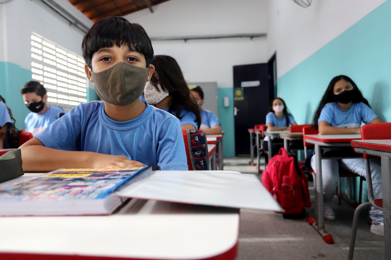 Alunos em sala de aula