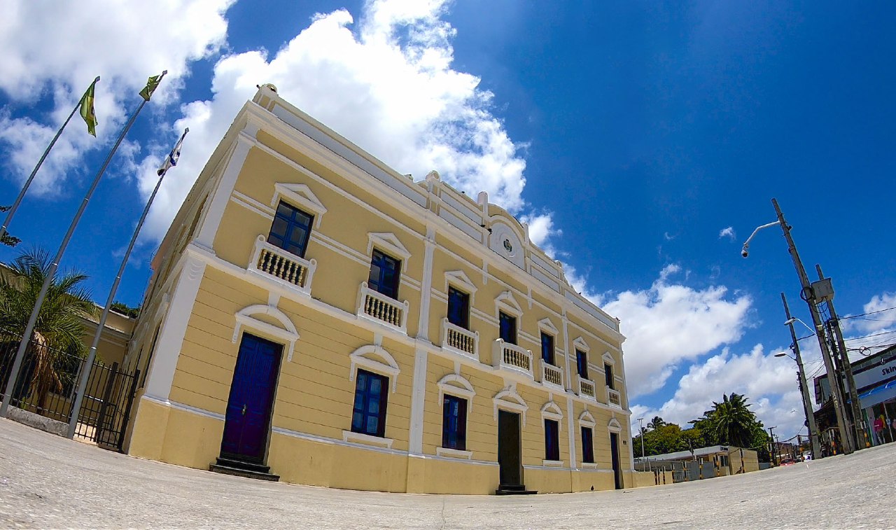 Fachada do Palácio João Brígido, o Paço Municipal