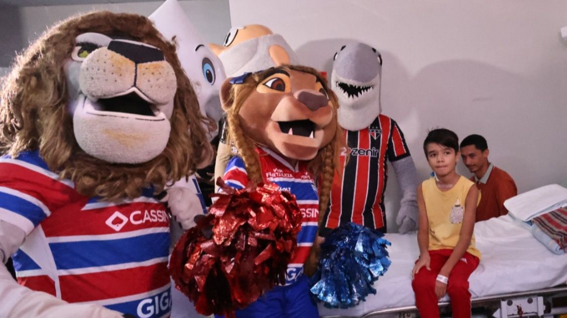 A ação integra a programação do Mês das Crianças, que busca levar alegria, acolhimento e humanização ao ambiente hospitalar (Fotos: Marcos Moura)