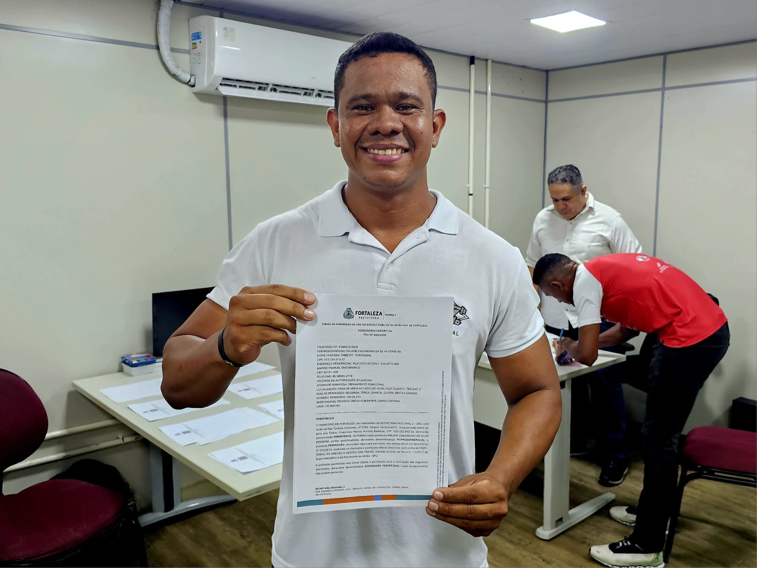 Permissionário Beira Mar - educador físico